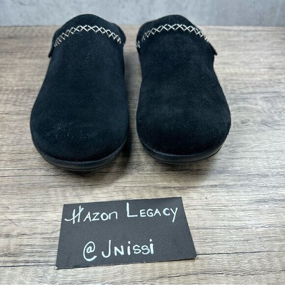 Clarks~Women's~”Roseville Echo”~Black Slip On Mules~Size 7 - Picture 3 of 9